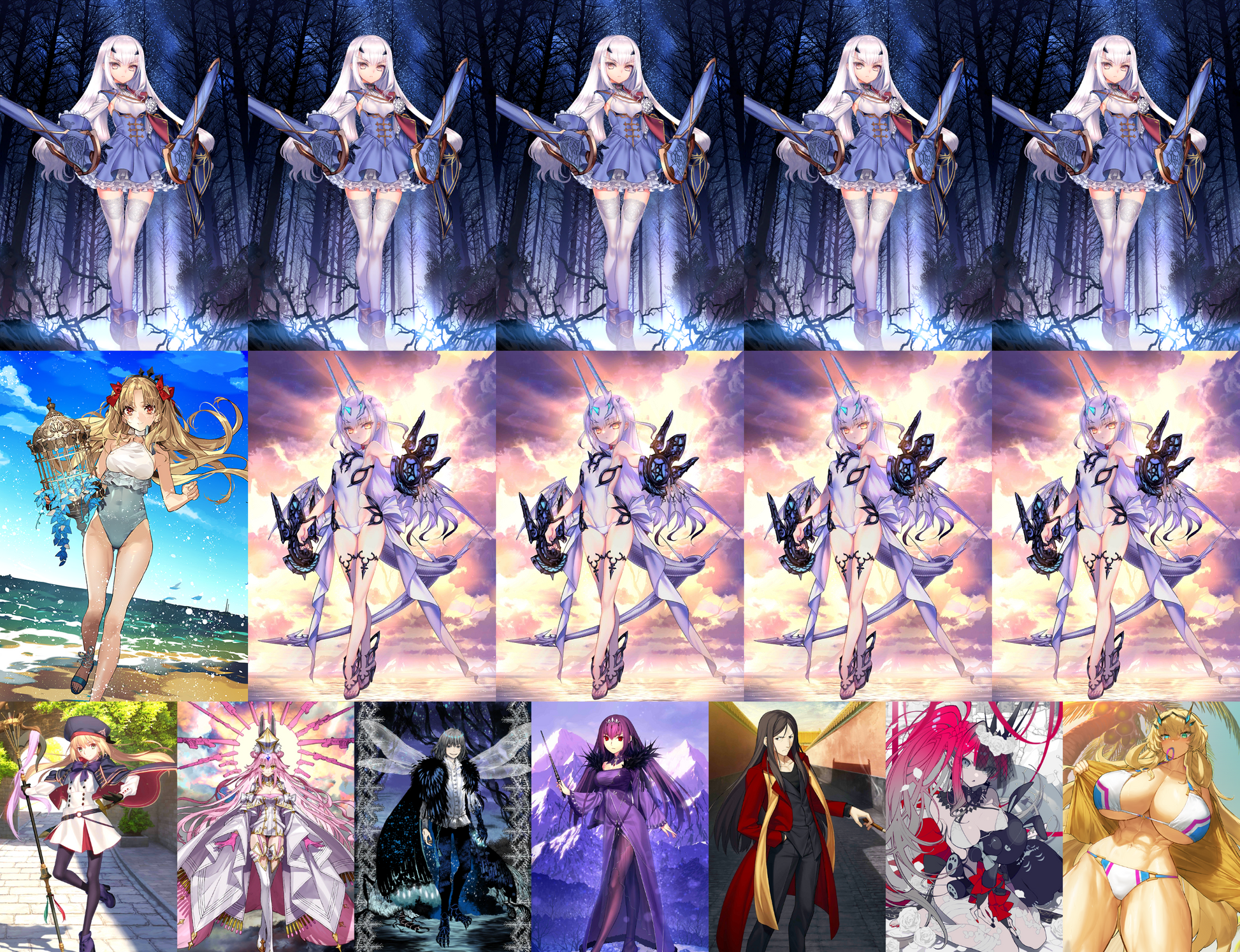 [NA] FGO NP5 Tam Lin Lancelot + NP4 Melusine ruler+ Skadi Altria Caster Koyanskaya Oberon Waver 5 Barghest 5Baobhan Sith Fate Grand Order endgame account-Mobile Games Starter