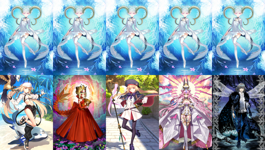 [NA] FGO NP5 Tiamat +Altria Caster Berserker Draco +Altria Caster Koyanskaya Oberon Fate Grand Order endgame account-Mobile Games Starter
