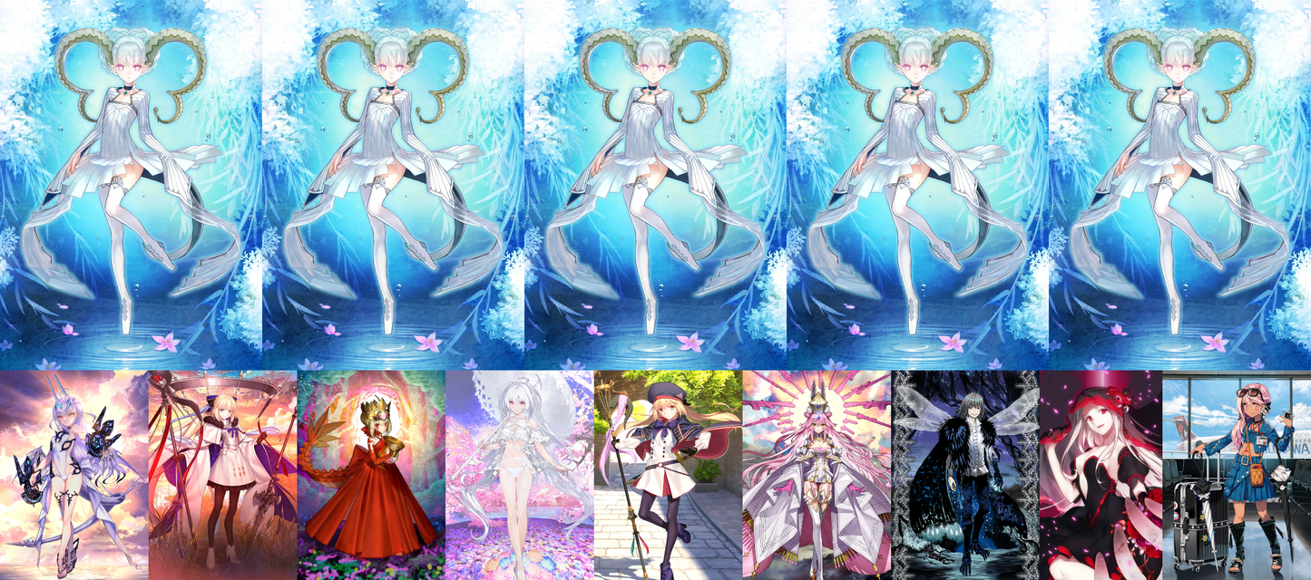 [NA] FGO NP5 Tiamat +Melusine Aesc the Savior Draco +Lady Avalon Altria Caster Koyanskaya Oberon Chloe 2BG Fate Grand Order endgame account-Mobile Games Starter