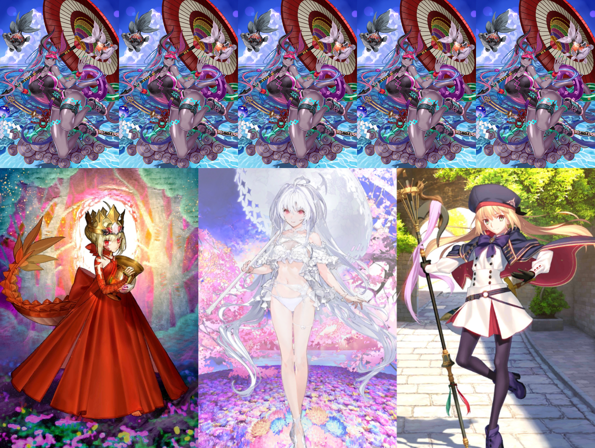 [NA] FGO NP6 Ibuki berserker + Draco Altria Caster Lady Avalon + 0-1000SQ Fate Grand Order NP5 endgame LB6 account (see options)-Mobile Games Starter