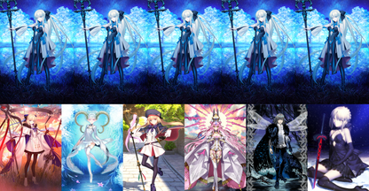 [NA] FGO NP6 Morgan + Aesc the Savior Tiamat + Altria Caster Koyanskaya Oberon NP2 + 3-4x5* Fate Grand Order NP5 starter account-Mobile Games Starter