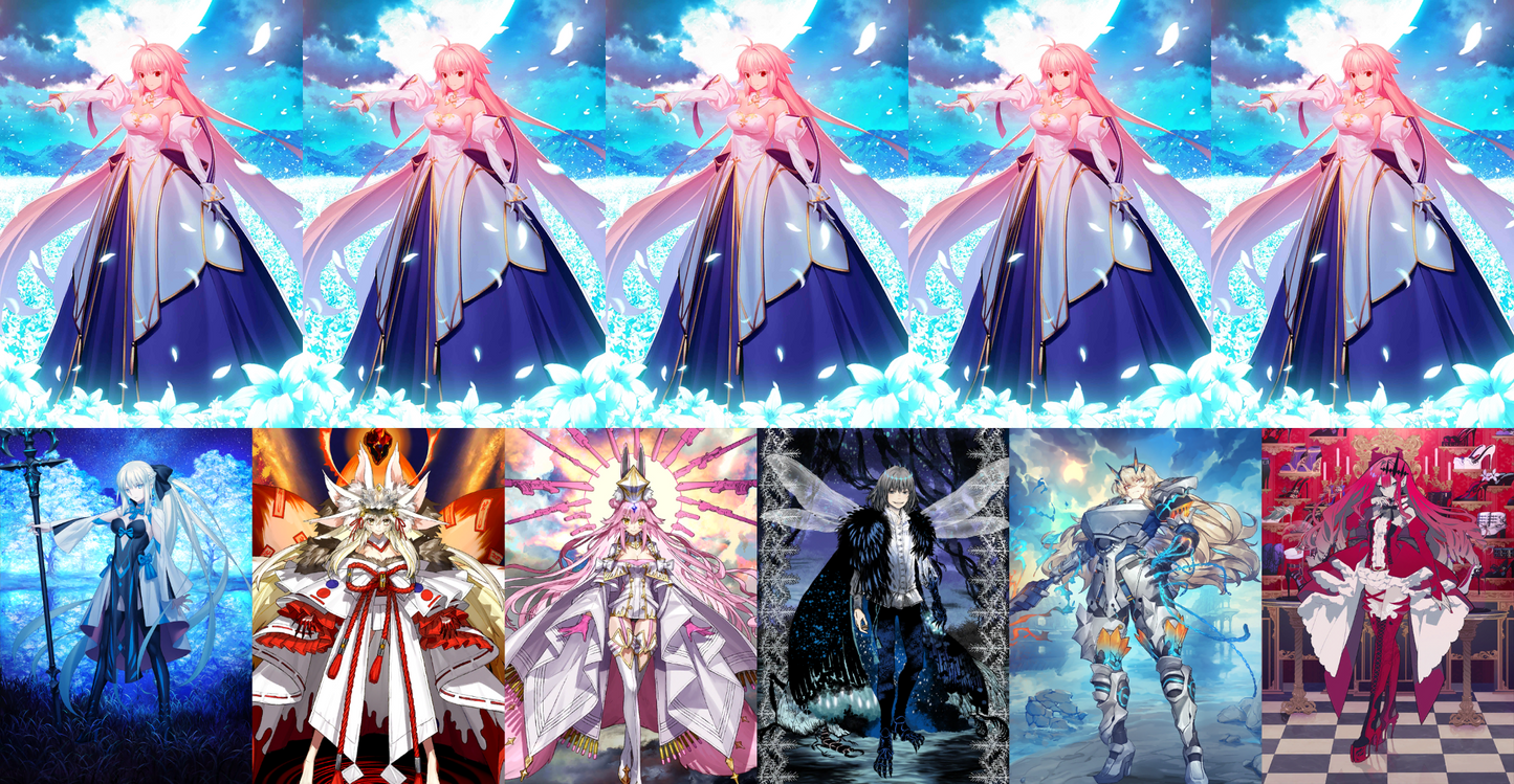 [NA] FGO NP7 Arcueid + Morgan Koyanskaya Dark Light Oberon + 700-1000SQ Fate Grand Order starter account-Mobile Games Starter