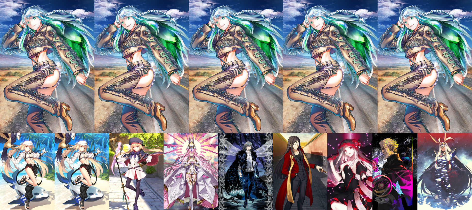 [NA] FGO NP7 Kukulcan + NP2 Altria Caster Berserker + Altria Caster Koyanskaya Oberon Waver BG+ 5 Chloe Fate Grand Order endgame account-Mobile Games Starter