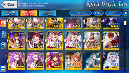 [NA] FGO NP7 Morgan + Koyanskaya Oberon + 1000SQ Fate Grand Order NP5 starter account-Mobile Games Starter