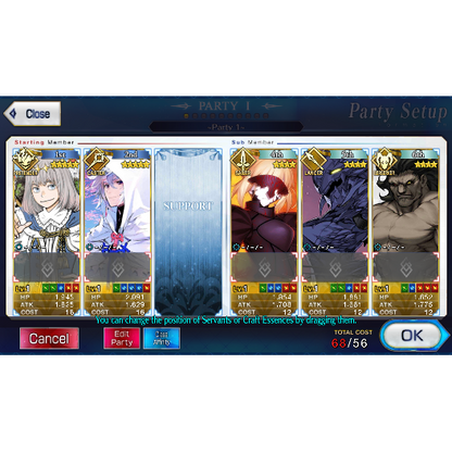 [NA] FGO Oberon + Merlin Fate Grand Order starter account-Mobile Games Starter