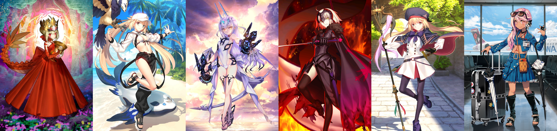 [NA] FGO Sodom's Beast Draco + Altria Caster Castoria berserker Melusine + 3600-4000SQ Fate Grand Order starter account (see options)-Mobile Games Starter