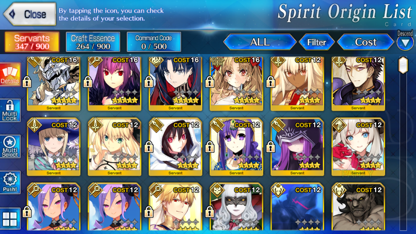 [NA] FGO Space Ereshkigal Space Ishtar Skadi Black Grail Fate Grand Order starter account-Mobile Games Starter