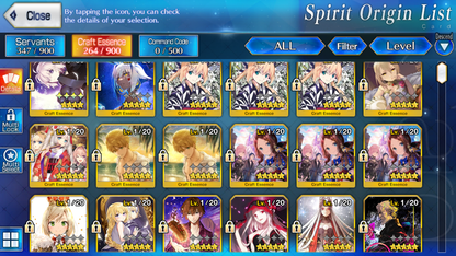 [NA] FGO Space Ereshkigal Space Ishtar Skadi Black Grail Fate Grand Order starter account-Mobile Games Starter