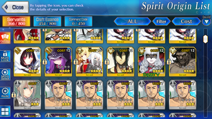 [NA] FGO Space Ishtar Arjuna alter Morgan Lancelot Arcueid Koyanskaya Fate Grand Order starter account-Mobile Games Starter