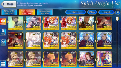[NA] FGO Space Ishtar Arjuna alter Morgan Lancelot Arcueid Koyanskaya Fate Grand Order starter account-Mobile Games Starter
