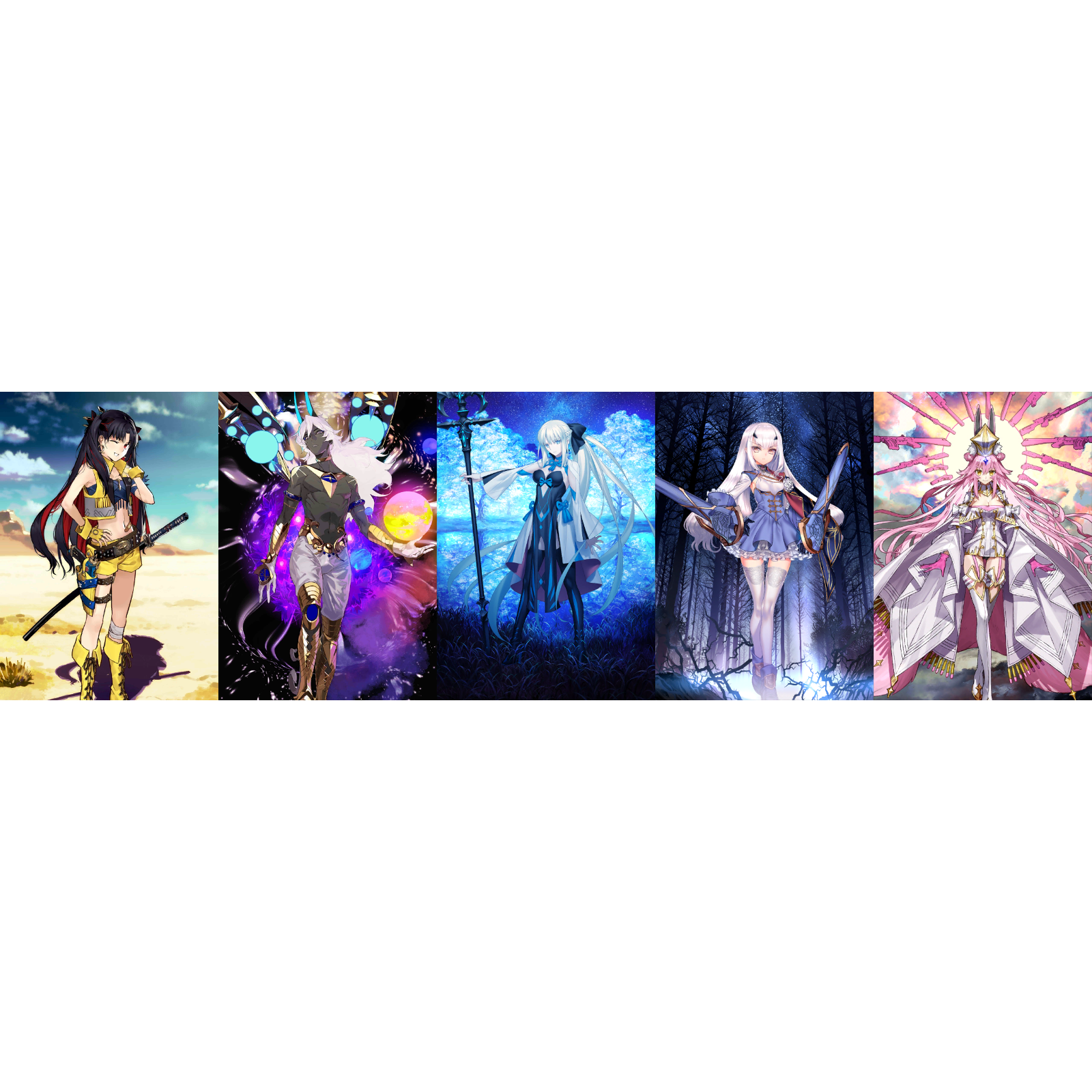 [NA] FGO Space Ishtar Arjuna alter Morgan Lancelot Koyanskaya Fate Grand Order starter account-Mobile Games Starter