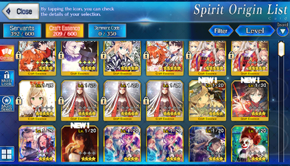 [NA] FGO Space Ishtar Jeanne alter Dantes Skadi Merlin Fate Grand Order starter account-Mobile Games Starter