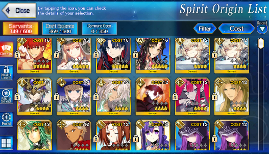 [NA]FGO Altria caster Space Ishtar Kiara Muramasa 165SQ Castoria Fate Grand Order starter account-Mobile Games Starter