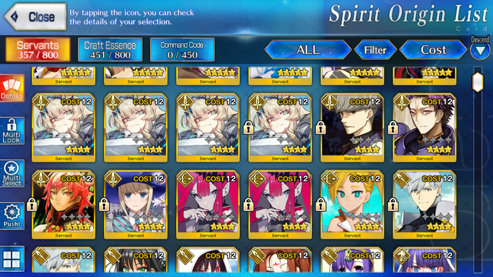 [NA] FGO Space Ishtar Muramasa Arjuna Morgan Lancelot Takeru Koyanskaya Altria Caster +3BG Fate Grand Order starter account-Mobile Games Starter
