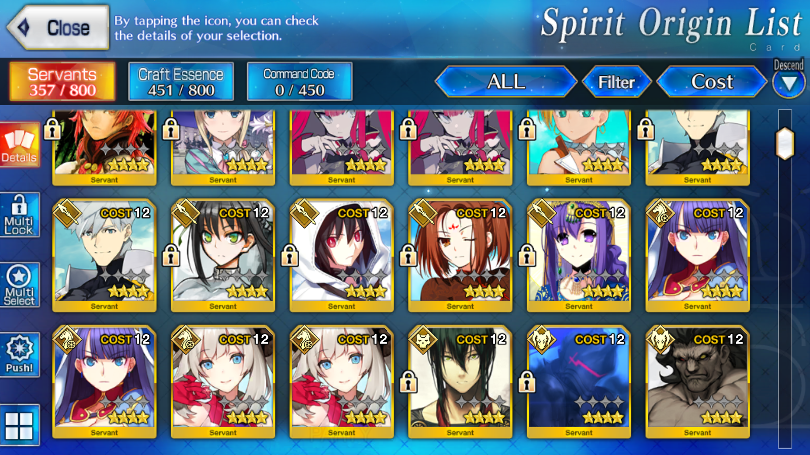 [NA] FGO Space Ishtar Muramasa Arjuna Morgan Lancelot Takeru Koyanskaya Altria Caster +3BG Fate Grand Order starter account-Mobile Games Starter