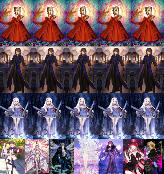 [NA] FGO Triple NP5 Melusine NP5 Rasputin NP5 Draco + Lady Avalon Altria Caster Koyanskaya Oberon Skadi + 500-700SQ Fate Grand Order endgame account-Mobile Games Starter