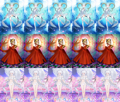 [NA] FGO Triple NP5 Tiamat + NP6 Draco + NP6 Lady Avalon + BG + 600~700SQ Fate Grand Order starter account-Mobile Games Starter