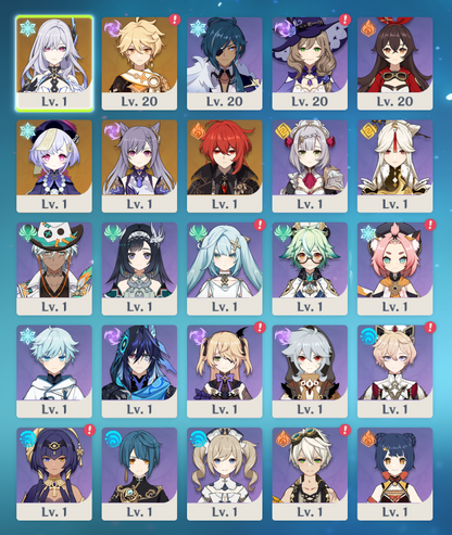 [NA] Genshin Impact C3 Skirk AR52 AMERICA Starter Farmed Account-Mobile Games Starter