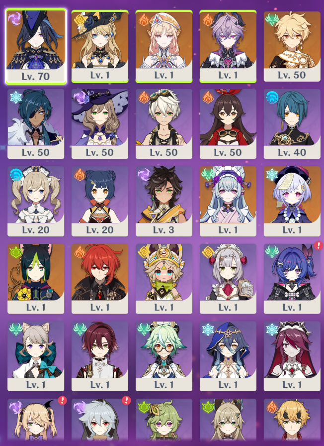 [NA] Genshin Impact C6 Clorinde + BiS Signature Weapon + Navia Nicole Durin AR53 AMERICA Starter Farmed Account-Mobile Games Starter