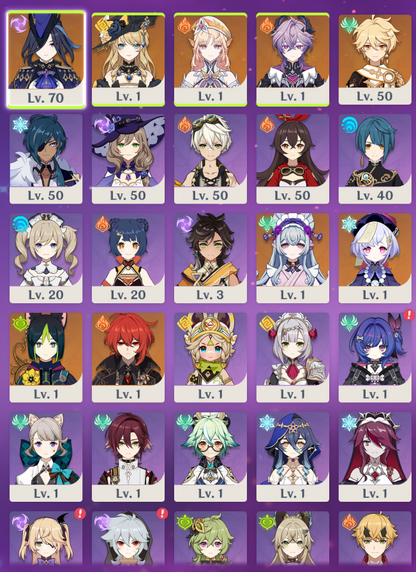 [NA] Genshin Impact C6 Clorinde + BiS Signature Weapon + Navia Nicole Durin AR53 AMERICA Starter Farmed Account-Mobile Games Starter