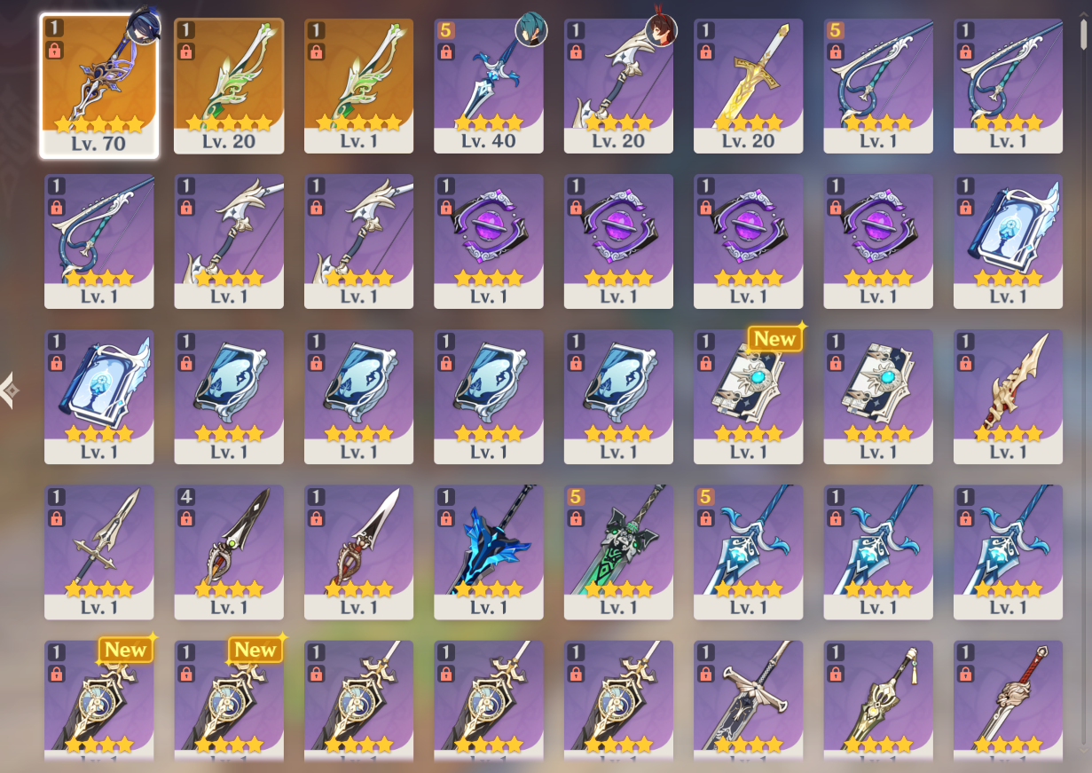[NA] Genshin Impact C6 Clorinde + BiS Signature Weapon + Navia Nicole Durin AR53 AMERICA Starter Farmed Account-Mobile Games Starter