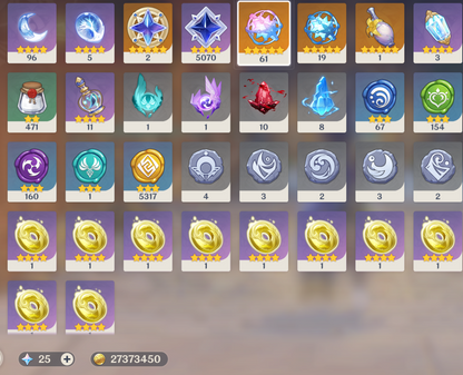 [NA] Genshin Impact C6 Clorinde + R1 BiS Signature Weapon + Navia + 61 Intertwined Fate AR53 AMERICA Starter Farmed Account-Mobile Games Starter