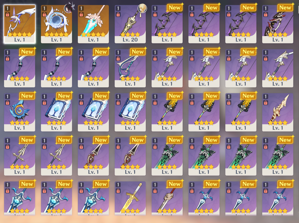 [NA] Genshin Impact C6 Columbina + BiS Signature Weapon AR56 AMERICA Starter Farmed Account-Mobile Games Starter