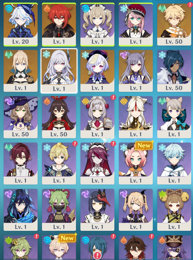 [NA] Genshin Impact C6 Furina + R1 BiS Signature Weapon + Skirk AR52 AMERICA Starter Farmed Account-Mobile Games Starter