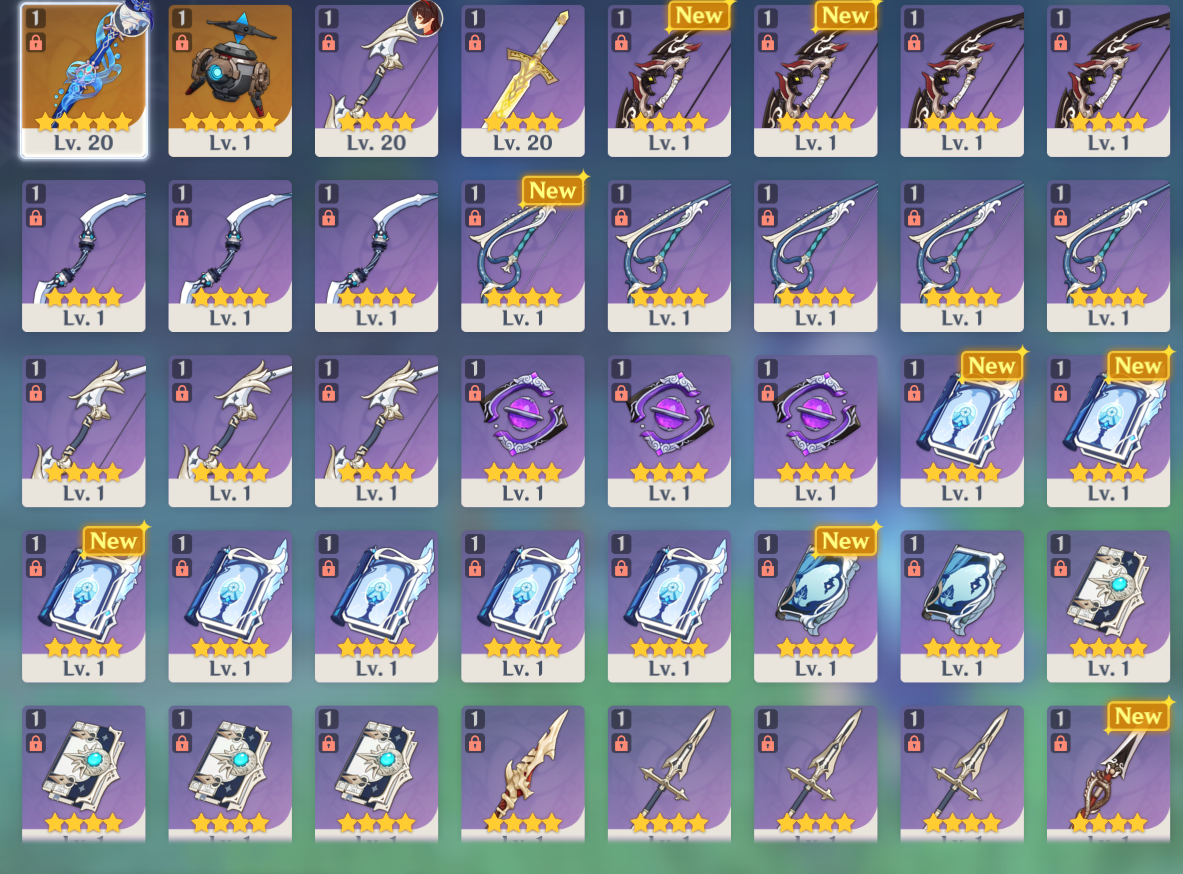 [NA] Genshin Impact C6 Furina + R1 BiS Signature Weapon + Skirk AR52 AMERICA Starter Farmed Account-Mobile Games Starter