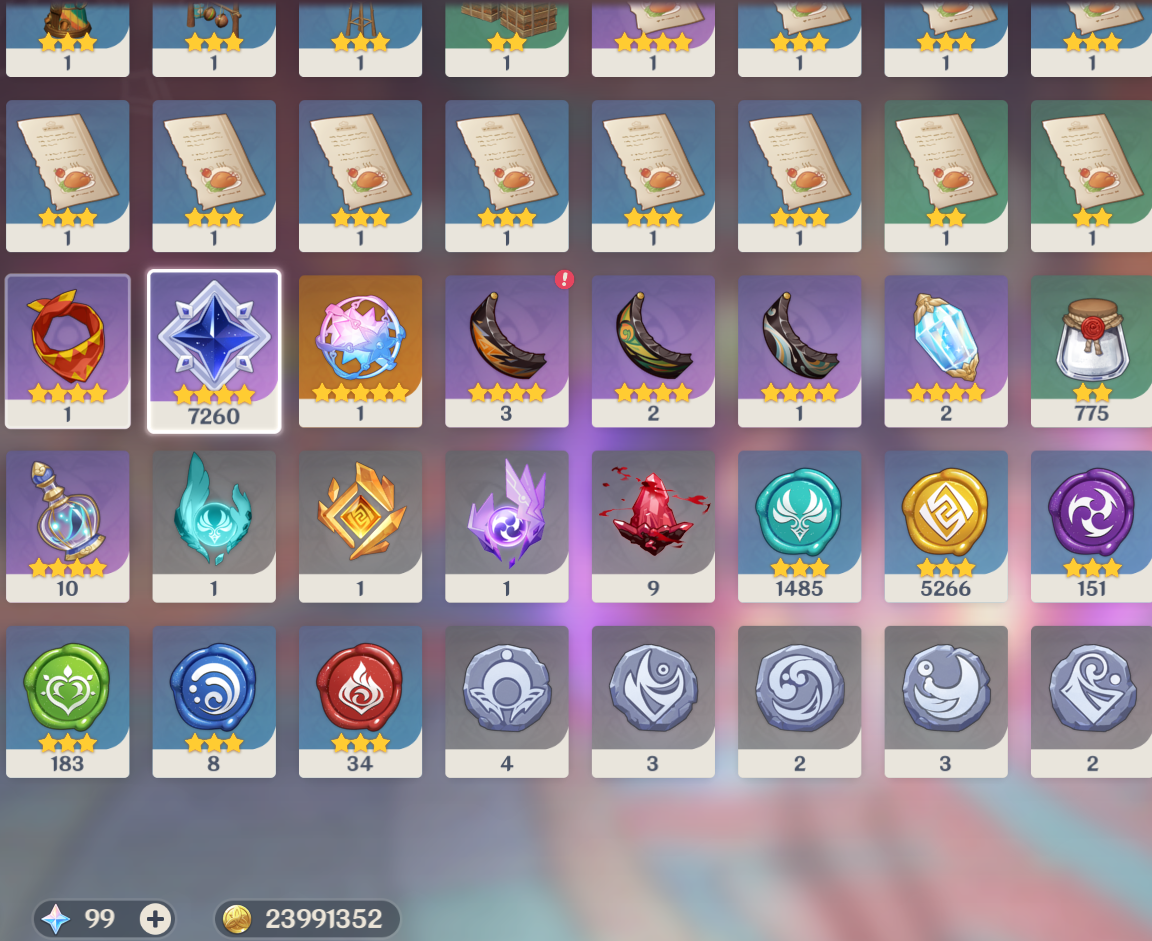 [NA] Genshin Impact C6 Ineffa + BiS Signature Weapon LV90 AR56 AMERICA Starter Farmed Account-Mobile Games Starter