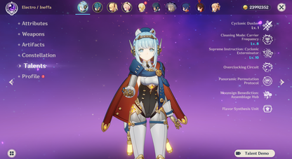 [NA] Genshin Impact C6 Ineffa + BiS Signature Weapon LV90 AR56 AMERICA Starter Farmed Account-Mobile Games Starter