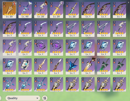 [NA] Genshin Impact C6 Nilou + R1 BIS Signature Weapon + Furina AR53 AMERICA Starter Account-Mobile Games Starter