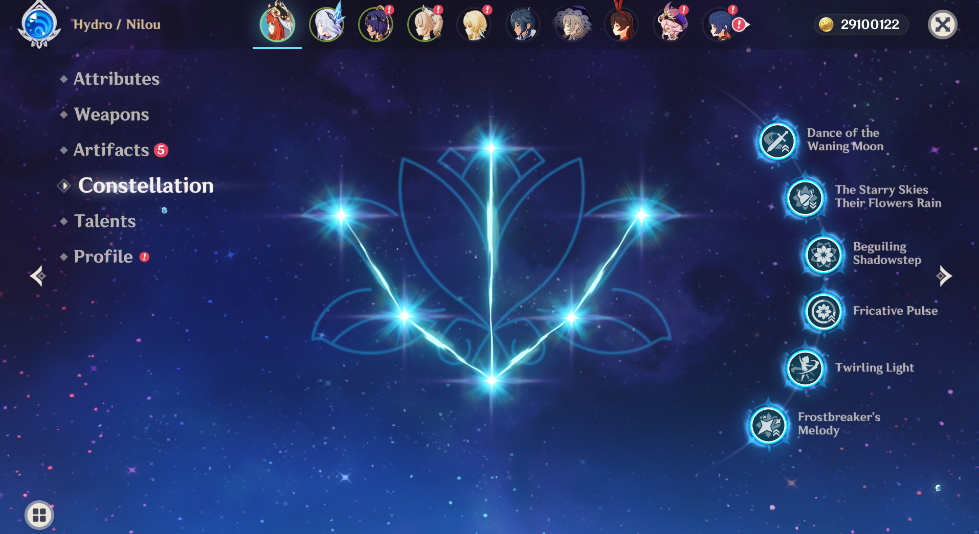 [NA] Genshin Impact C6 Nilou + R1 BIS Signature Weapon + Skirk AR52 AMERICA Starter Account-Mobile Games Starter