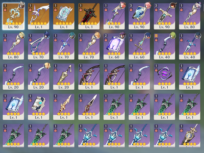 [NA] Genshin Impact C6 Sandrone + Signature Weapon + Yae Miko AR56 AMERICA Starter Farmed Account-Mobile Games Starter