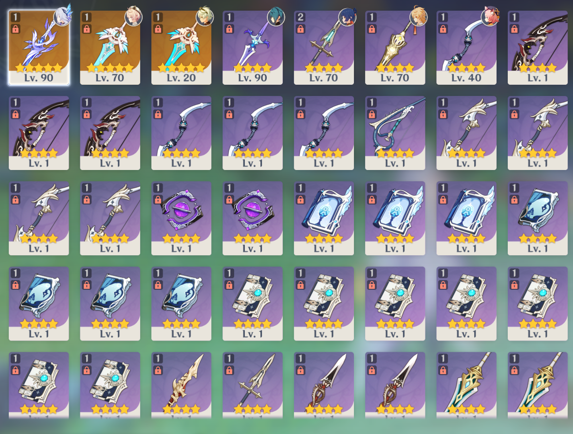 [NA] Genshin Impact C6 Skirk + BiS Signature Weapon LV90 AR55 AMERICA Starter Farmed Account-Mobile Games Starter