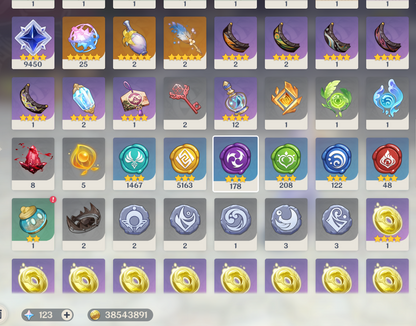 [NA] Genshin Impact C6 Skirk + R2 BiS Signature Weapon AR52 AMERICA Starter Farmed Account-Mobile Games Starter