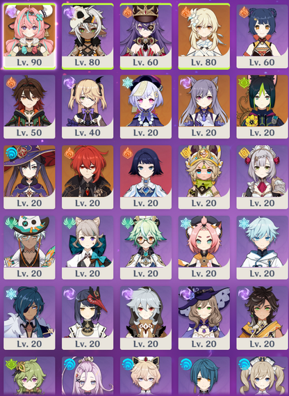 [NA] Genshin Impact C6 Varesa + BiS Signature Weapon LV90 Max Talent + Artifact AR56 AMERICA Starter Farmed Account-Mobile Games Starter