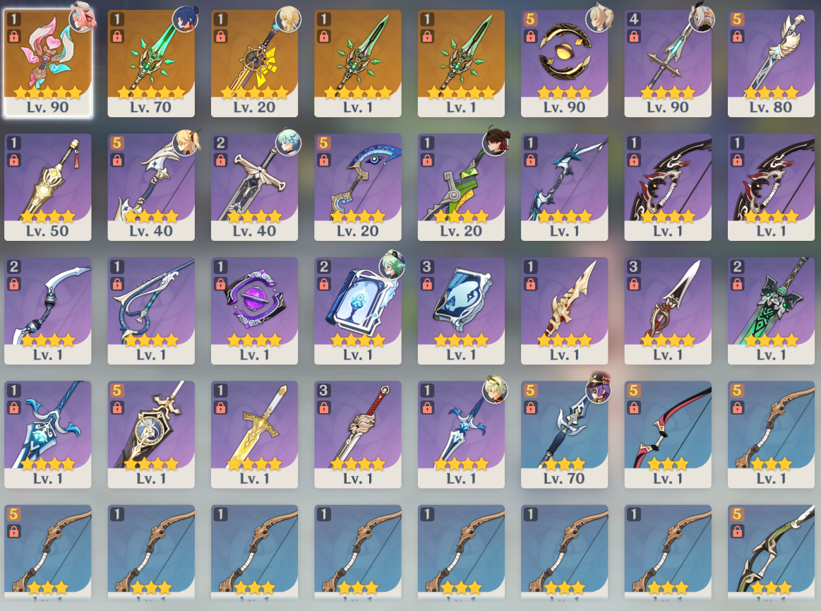 [NA] Genshin Impact C6 Varesa + BiS Signature Weapon LV90 Max Talent + Artifact AR56 AMERICA Starter Farmed Account-Mobile Games Starter