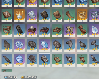 [NA] Genshin Impact C6 Varesa + BiS Signature Weapon LV90 Max Talent + Artifact AR56 AMERICA Starter Farmed Account-Mobile Games Starter