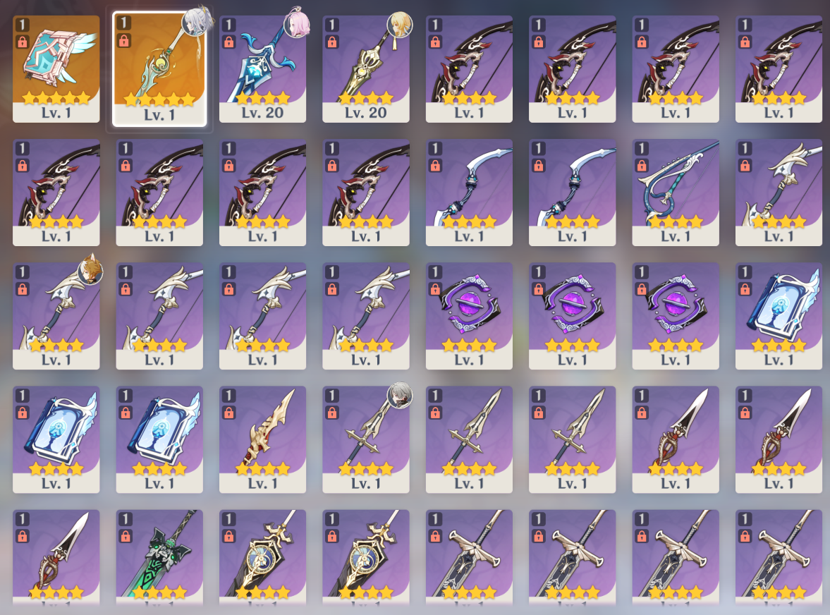 [NA] Genshin Impact C6 Zibai + BiS Signature Weapon AR56 AMERICA Starter Farmed Account-Mobile Games Starter