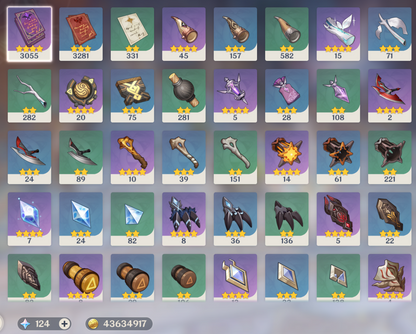 [NA] Genshin Impact C6 Zibai + BiS Signature Weapon AR56 AMERICA Starter Farmed Account-Mobile Games Starter