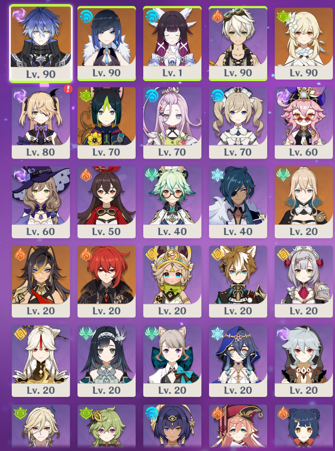 [NA] Genshin Impact LV90 C6 Flins + BiS Signature Weapon + Columbina + Yelan + BiS + AR56 AMERICA Starter Farmed Account-Mobile Games Starter