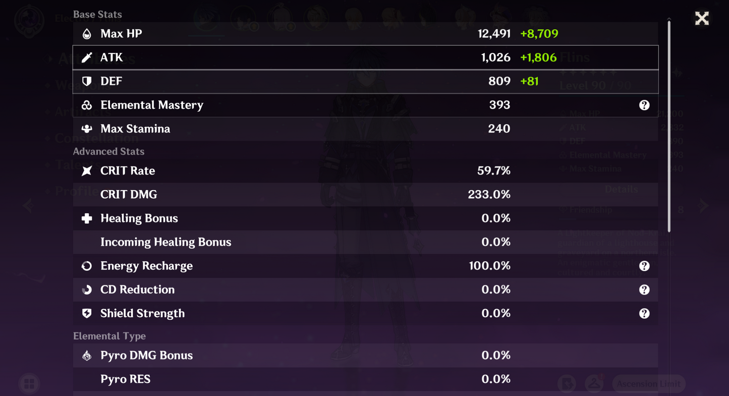 [NA] Genshin Impact LV90 C6 Flins + BiS Signature Weapon + Yelan + BiS + 25 Intertwined Fate AR56 AMERICA Starter Farmed Account 70/90-Mobile Games Starter