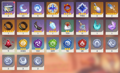 [NA] Genshin Impact LV90 C6 Mavuika + BiS Signature Weapon AR56 AMERICA Starter Farmed Account-Mobile Games Starter