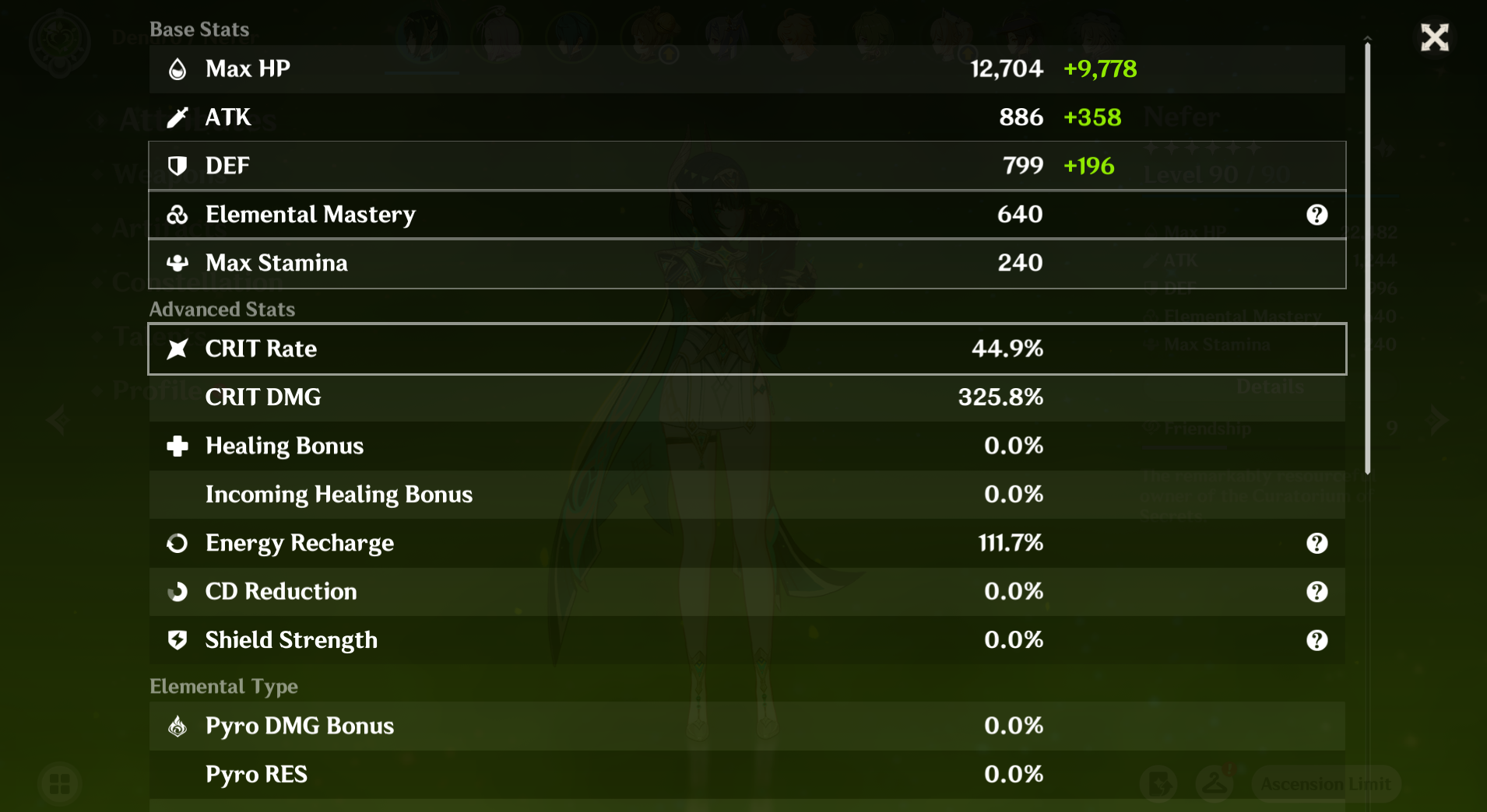 [NA] Genshin Impact LV90 C6 Nefer + BiS Signature Weapon AR56 AMERICA Starter Farmed Account-Mobile Games Starter
