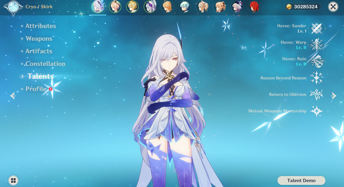[NA] Genshin Impact LV90 C6 Skirk + BiS Signature Weapon AR54 AMERICA Starter Farmed Account-Mobile Games Starter