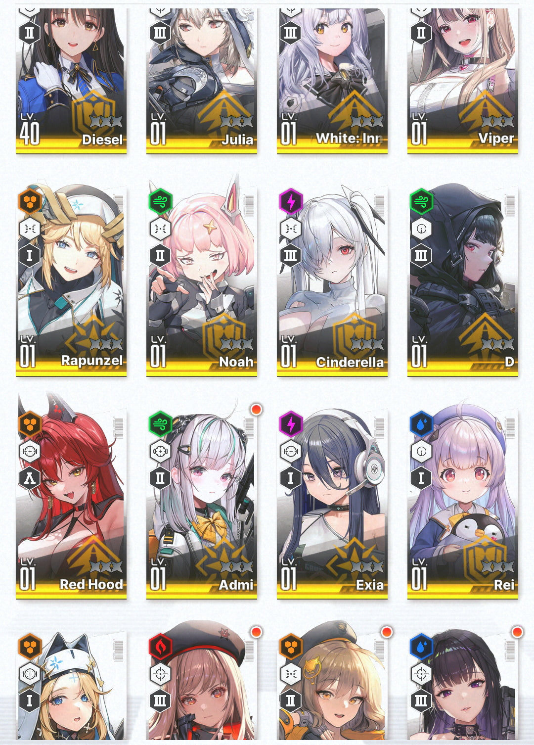 [NA] GODDESS OF VICTORY NIKKE 13SSR+Pity Red Hood+Skin+Cinderella++ starter account-Mobile Games Starter