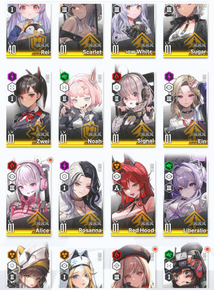 [NA] GODDESS OF VICTORY NIKKE 14SSR+Pity Liberalio+Scarlet+Red Hood+Skin+Zwei++ starter account-Mobile Games Starter