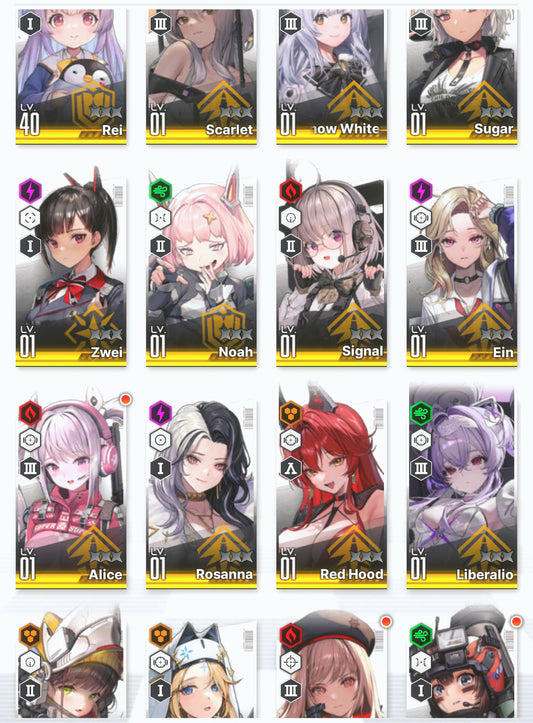 [NA] GODDESS OF VICTORY NIKKE 14SSR+Pity Liberalio+Scarlet+Red Hood+Skin+Zwei++ starter account-Mobile Games Starter