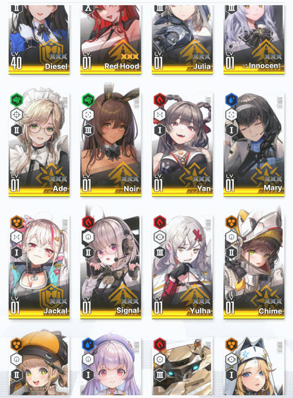 [NA] GODDESS OF VICTORY NIKKE 16SSR MLB 4X Red Hood+Skin+Jackal+Julia+Yan+Mary+Novel+Rei++ starter account-Mobile Games Starter